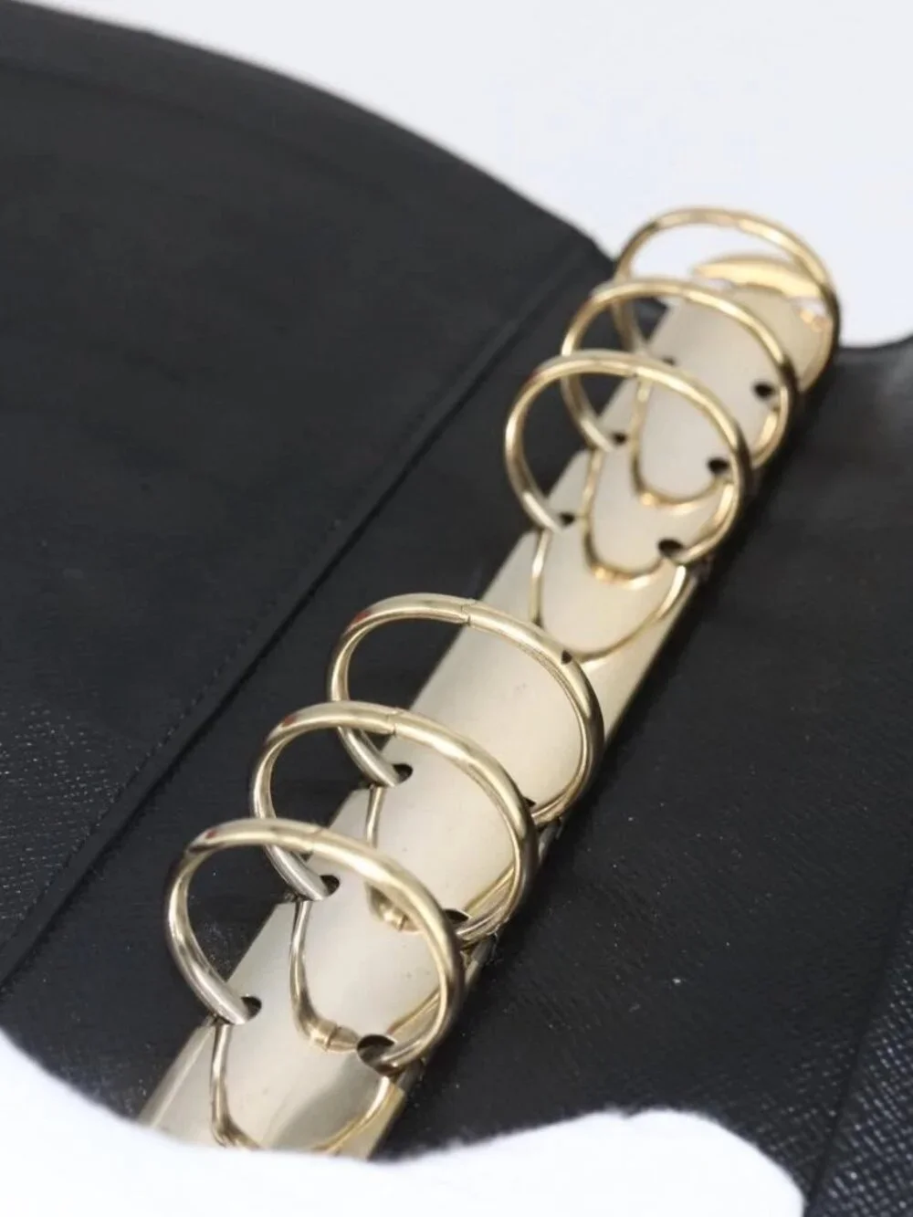 LOUIS VUITTON Epi Agenda MM Day Planner Cover Black R20042 LV Auth BA9435 - Picture 8 of 16